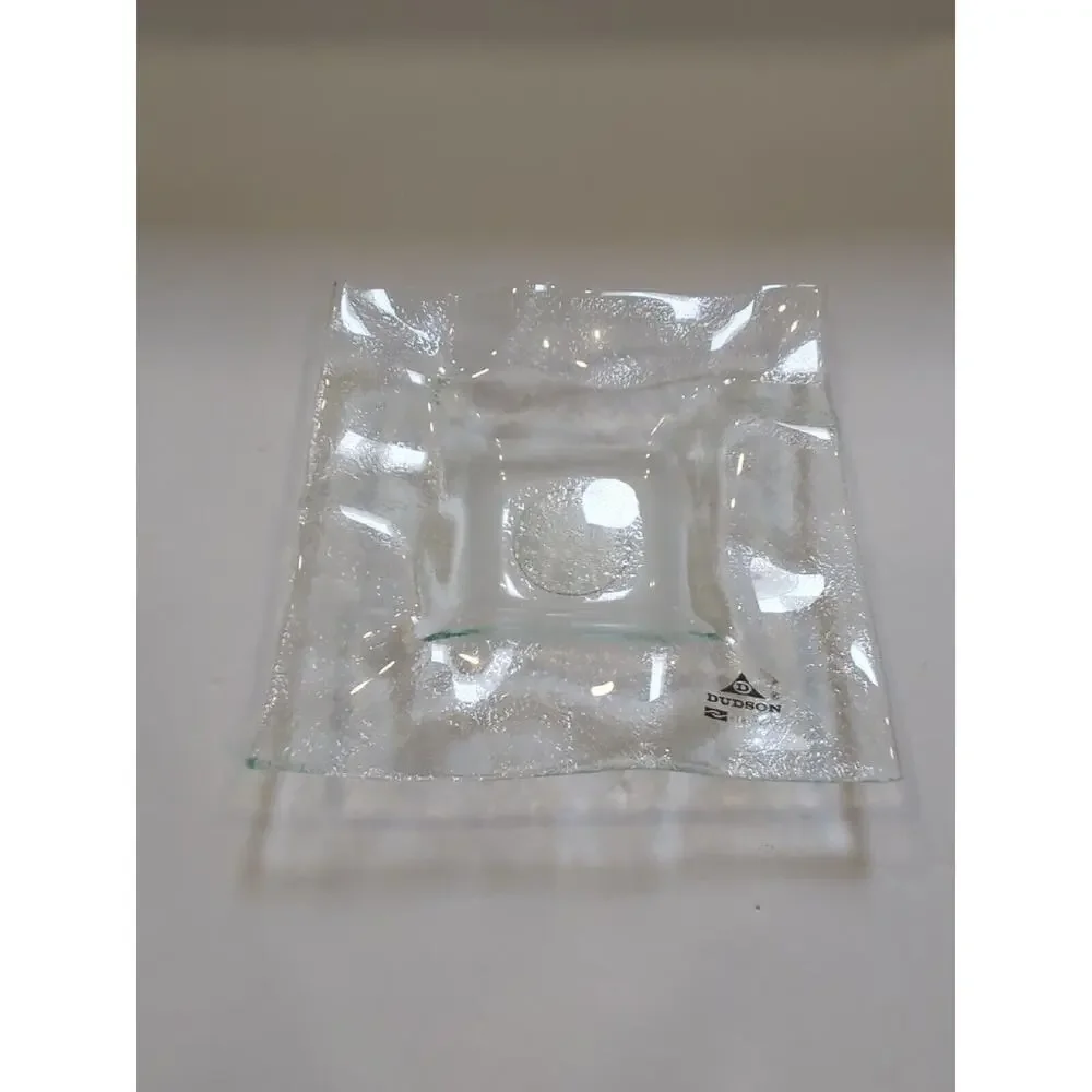 3 Dudson Element Glass Fire plates 6.25 Inch Smoke, Clear‎ & Red.